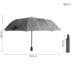 Automatyczny parasol damski składany 100cm