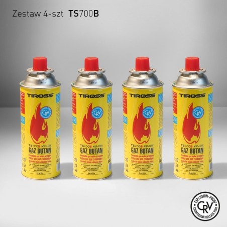 Butle gazowe z systemem przeciwwybuchowym CRV (karton 28 szt.)